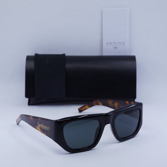 🕶️ New Saint Laurent SL740 004 Sunglasses - Black/Havana Frame - Picture 11 of 11